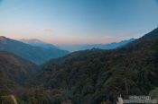 Travel photography:View from Tram Ton pass onto Sapa valley , Vietnam