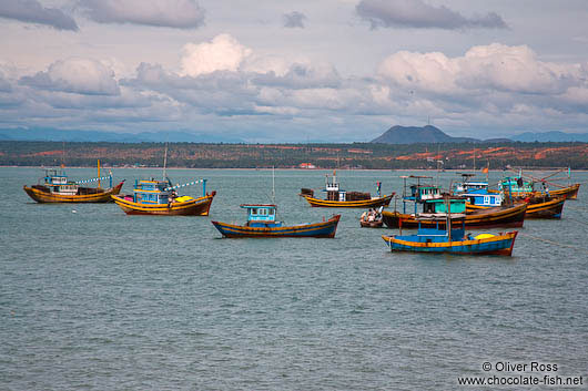Fishing boats at Mui Ne 