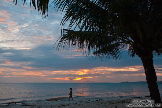 Dusk at Mui Ne beach