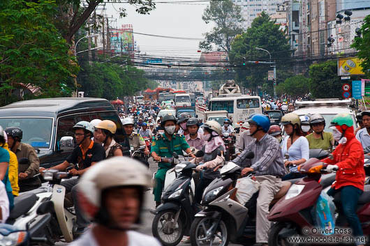 Hoh Chi Minh City traffic 