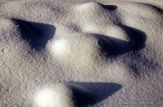 Snow formations