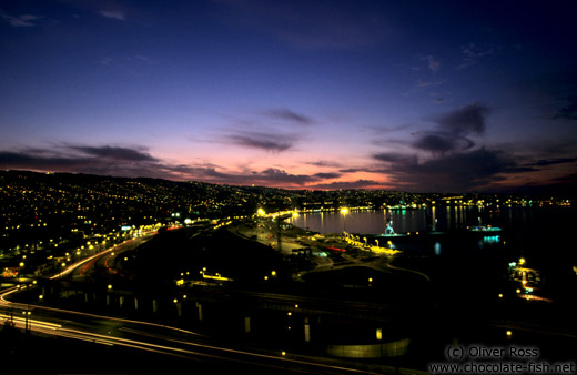 Valparaiso by night