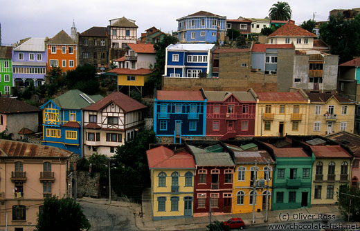 Old houses in Valparaiso